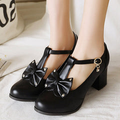 Sweet Lolita Bow Heels
