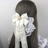 Beaded Lace Flower Hair Accessory