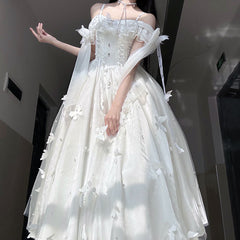 Lace Butterfly Mesh Dress