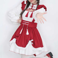 Tassel Bow Maid Dress