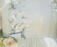 Ruffle Flower Dress Set