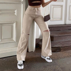 Loose Drape Trousers Casual Pants