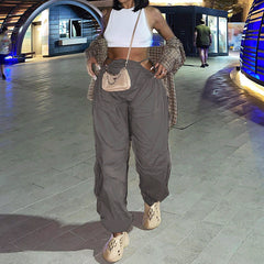 Y2K Baggy Versatile Addition Cargo Pants