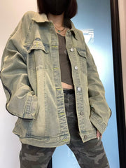 90s Vintage Washed Denim Jacket