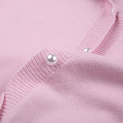 90s Aesthetic Fur Collar Button Up Cardigan