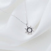 Hollow Sun Necklace Pendant