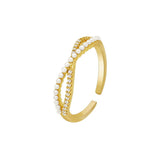 simple temperament index finger ring