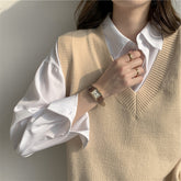 Knitted Waistcoat Sweater