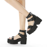 Leisure Platform Chunky Heels