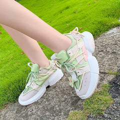 Korean Fashion Net Celebrity Platform Sneakers
