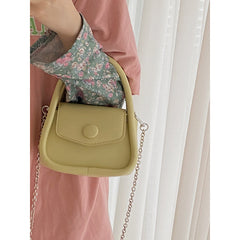 Underarm Bag Blue All-match Chain Crossbody Bag