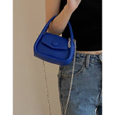 Underarm Bag Blue All-match Chain Crossbody Bag