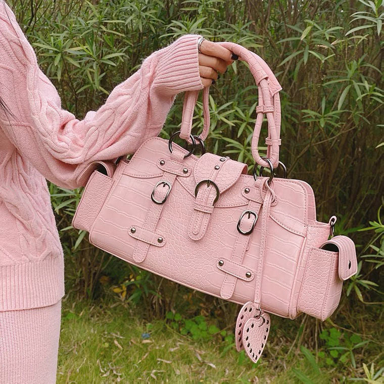Buckle Babe Pink Shoulder Bag
