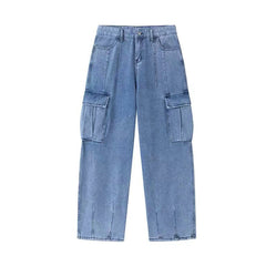 High Street Pocket Baggy Cargo Jeans