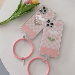 Mirror Flower Bracelet Phone Case