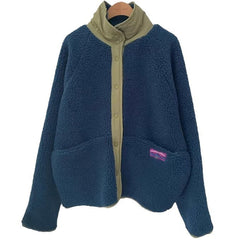 Reversible Contrast Color Lambswool Jacket