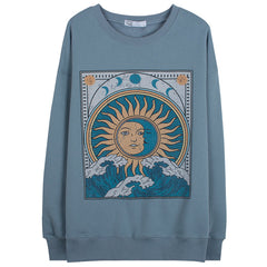 Sun and Moon Vintage Sweatshirt