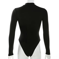 Slim-fit long-sleeved Bodysuit