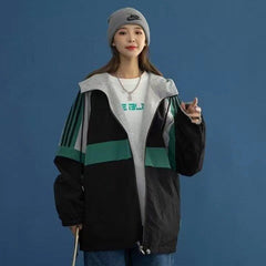Oversized Reverse Hooded Jacket