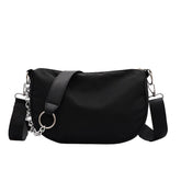 Ladies Nylon Underarm Crossbody Bag