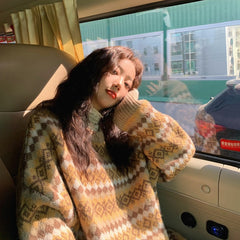 Christmas Vintage Jacquard Sweater