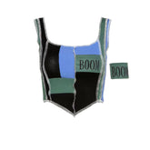 Printed Patchwork Monogram Tank Top