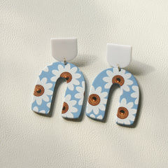 Acrylic Pearl Earrings