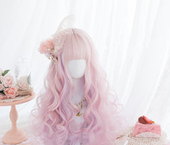 Harajuku Cute Wig Female Long Curly Hair