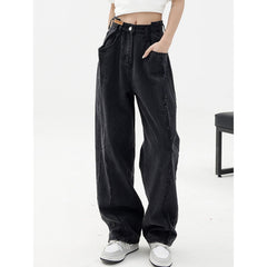 Patchwork Baggy Boyfriend Jeans