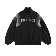 Outdoor Color Block Splice Oversized Jacket