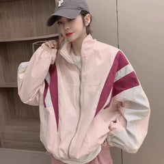 Vintage Patchwork Collar Neck Jacket