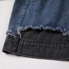 Retro Patchwork Denim Jacket