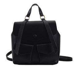 Large-capacity PU Multi-pocket Backpack