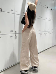 Vintage Oversized Parachute Cargo Pants