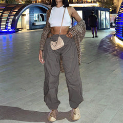 Y2K Baggy Versatile Addition Cargo Pants