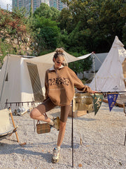 Street Style Long-sleeved Sweatshirt