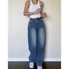 Vintage Blue Wash Boyfriend Jeans