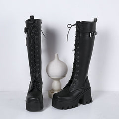 Long British Style High Boots