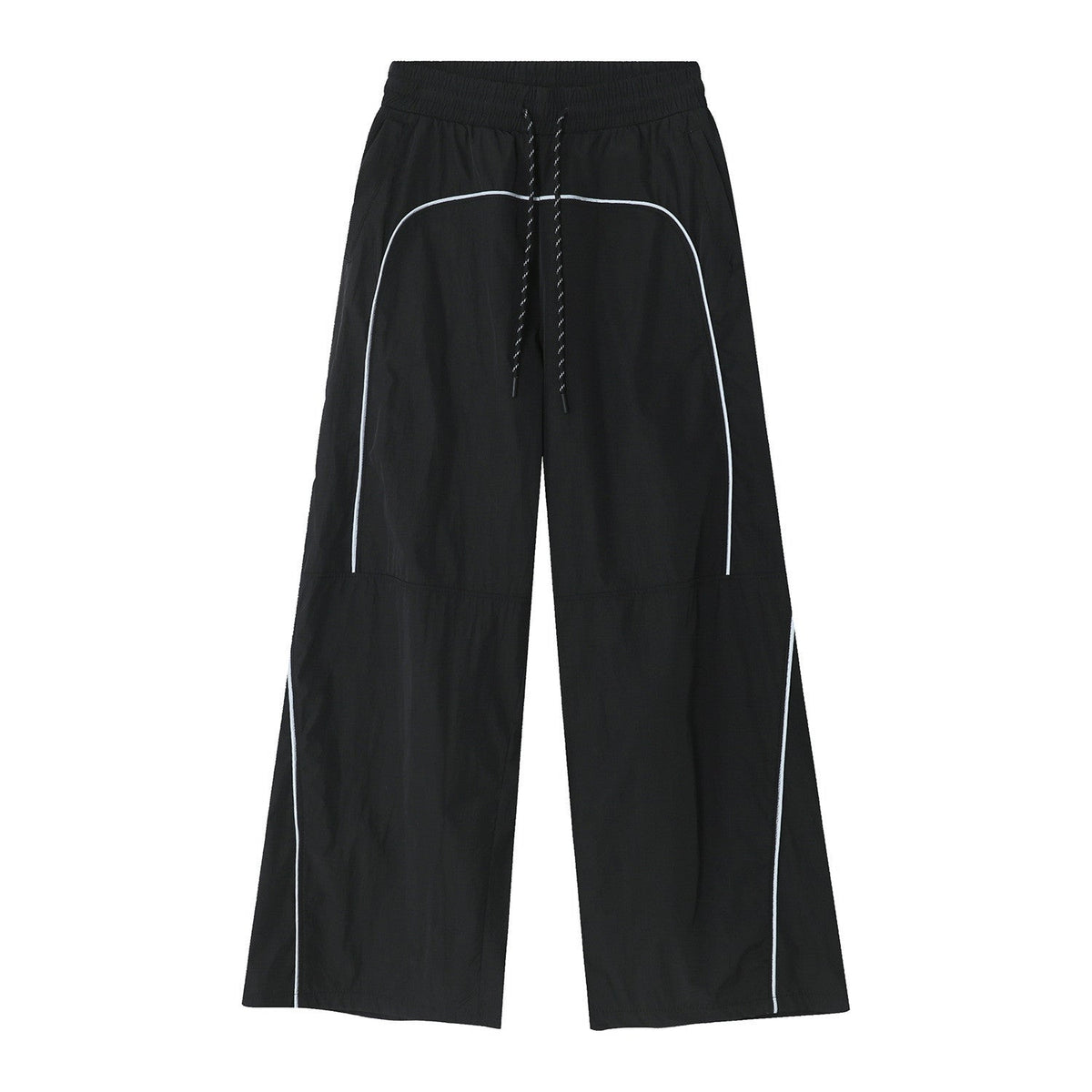 Contrast Piping Baggy Sweatpants