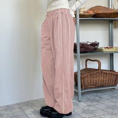 Size Friendly Pink Parachute Cargo Pants