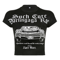 Vintage Print Short Sleeve Tee