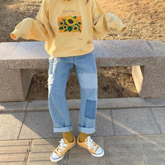 Sunflower Field Vintage Sweatshirt