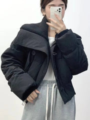 Zip Up Padded Short Jacket