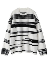 Oversized Stripe Jumper Knit Sweater