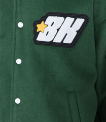 Embroidery Black Air Varsity Jacket