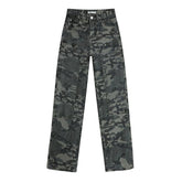 Creen Camo Washed Cargo Jeans
