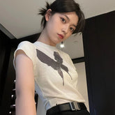 Short Sleeve Butterfly Graphic Tee