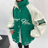 Street Embroidered Varsity Jacket