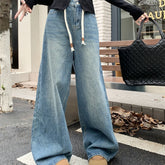 Vintage Blue Wash Baggy Boyfriend Jeans