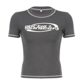 Stitched Short Sleeve Logo Graphic Tee